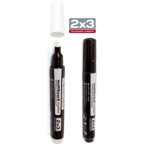 MARKER KREDOWY 2x3 10mm CZARNY 2x3