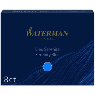 NABOJE ATRAMENTOWE WATERMAN STANDARD NIEBIESKIE (8) Waterman