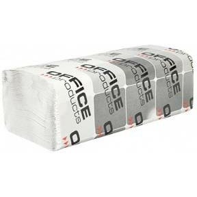 Ręczniki składane Office Products ZZ 1w makulatura białe (20x200) Office Products