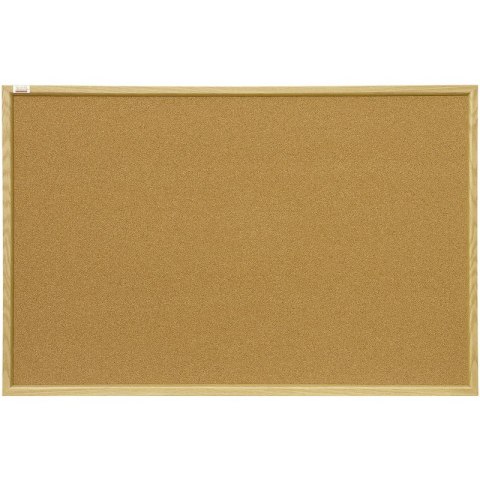 TABLICA KORKOWA 80*60cm RAMA DREWNIANA 2x3