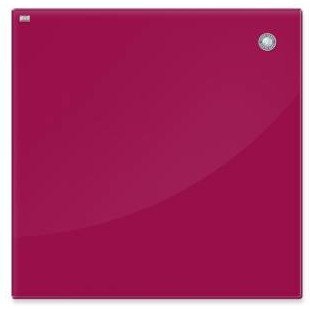 TABLICA SZKLANA 100*100cm CZERWONA 2x3