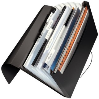 TECZKA LEITZ SOLID 6 PRZEGRÓDEK CZARNA Leitz