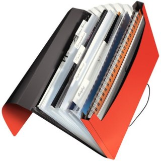 TECZKA LEITZ SOLID 6 PRZEGRÓDEK CZERWONA Leitz