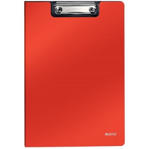 TECZKA Z KLIPEM LEITZ SOLID A4 CZERWONA Leitz