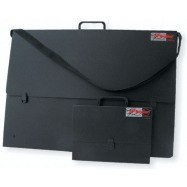 Teczka na rysunki B4-G 360x255x55mm czarna Leniar