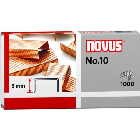ZSZYWKI NOVUS No.10 MIEDZIOWANE (1000) Novus