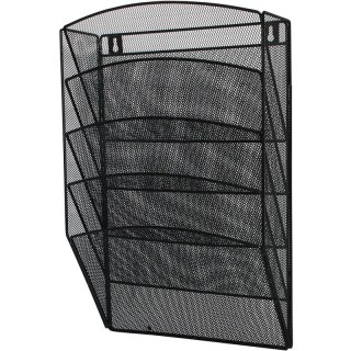 Zestaw 5 półek na dokumenty Q-Connect metalowy czarny Q-CONNECT