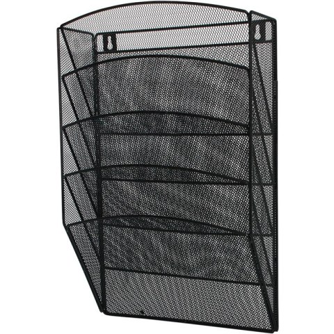 Zestaw 5 półek na dokumenty Q-Connect metalowy czarny Q-CONNECT