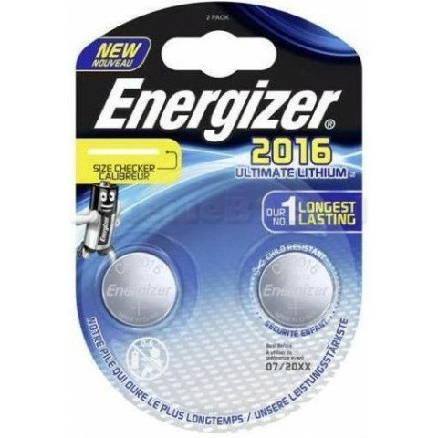 Baterie Energizer Ultimate Lithium CR2016 3V (2) Energizer