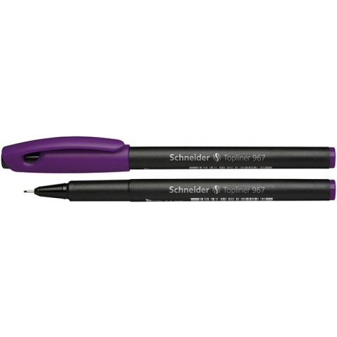 Cienkopis Schneider Topliner 967 0.4mm fioletowy Schneider