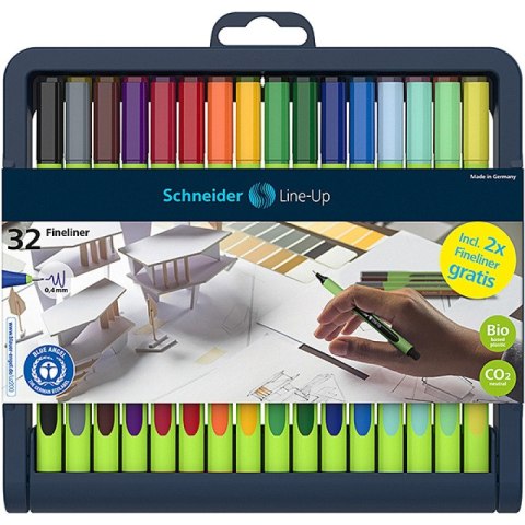 Cienkopisy Schneider Line-Up Touch 0.4mm 32 kolory Schneider