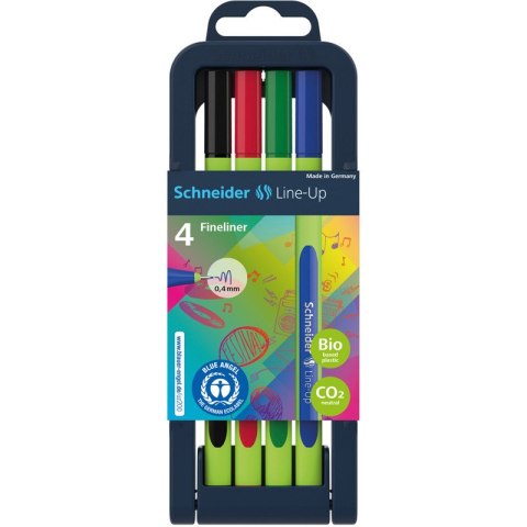 Cienkopisy Schneider Line-Up Touch 0.4mm 4 kolory Schneider