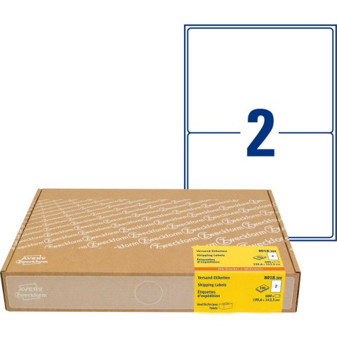 ETYKIETY AVERY A4 199.6x143.5mm BIAŁE (2x300) Avery Zweckform