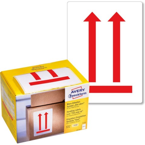 ETYKIETY OSTRZEGAWCZE AVERY 74x100mm "Tutaj góra" (200) Avery Zweckform