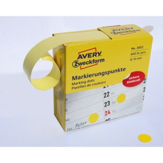 KÓŁKA AVERY śr.10mm TRWAŁE ŻÓŁTE (800) Avery Zweckform
