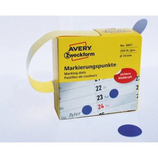 KÓŁKA AVERY śr.19mm TRWAŁE NIEBIESKIE (250) Avery Zweckform