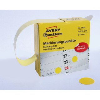 KÓŁKA AVERY śr.19mm TRWAŁE ŻÓŁTE (250) Avery Zweckform