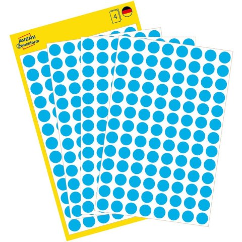 KÓŁKA AVERY śr.8mm TRWAŁE NIEBIESKIE (4*104) Avery Zweckform