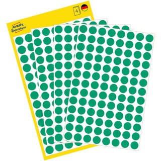 KÓŁKA AVERY śr.8mm TRWAŁE ZIELONE (4*104) Avery Zweckform