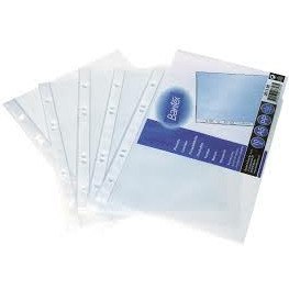 KOSZULKI Z KLAPKĄ BANTEX A4/110µm GROSZKOWE (10) Bantex