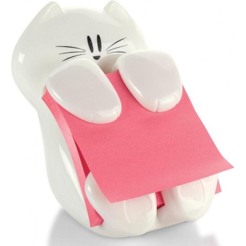 PODAJNIK KARTECZEK POST-IT "KOTEK" + 1 BLOCZEK Post-it