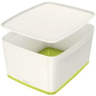 POJEMNIK LEITZ MyBOX 318x198x385mm BIAŁO-ZIELONY Leitz