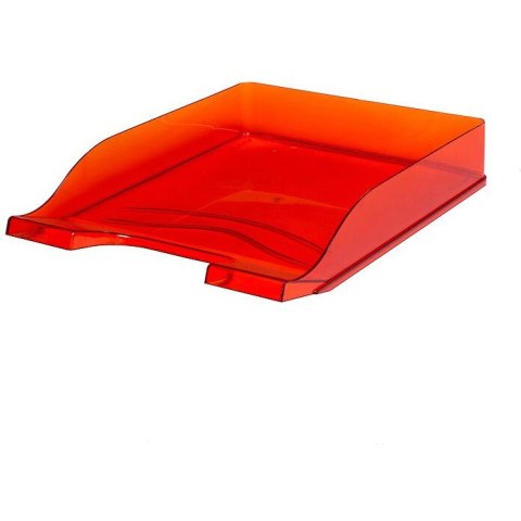 PÓŁKA NA DOKUMENTY BANTEX PRZEZROCZYSTA CZERWONA Bantex