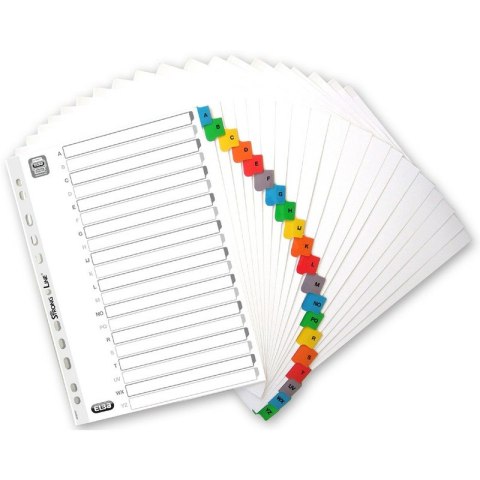 PRZEKŁADKI MYLAR ELBA A4 A-Z Elba