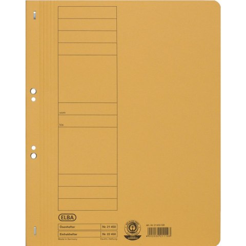 SKOROSZYT KARTONOWY ELBA A4 OCZKOWY CZERWONY Elba