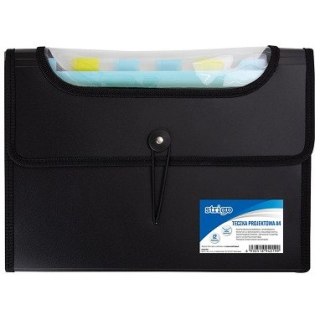 TECZKA PP STRIGO A4 12 PRZEKŁADEK ZIELONA STRIGO