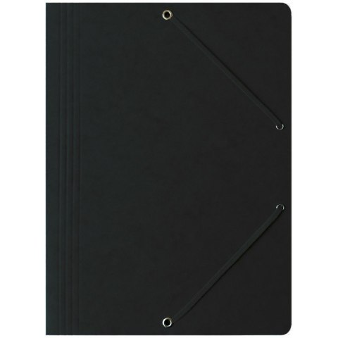 TECZKA PRESZPANOWA Z GUMKĄ BANTEX A4 CZARNA Bantex