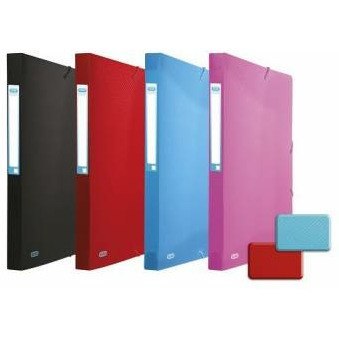 Teczka PP z gumką Oxford Urban A4+/25mm czarna Oxford