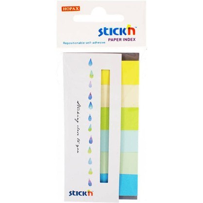 ZAKŁADKI STICK'N 15x45mm 6 KOLORÓW (6x30) STICK'N