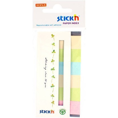 ZAKŁADKI STICK'N 15x45mm 6 KOLORÓW (6x30) STICK'N
