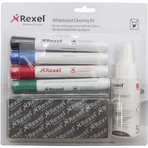 ZESTAW DO TABLIC REXEL WHITEBOARD CLEANING KIT Nobo