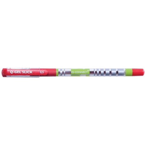 Długopis żelowo-fluidowy Q-Connect 0.5mm czerwony Q-CONNECT