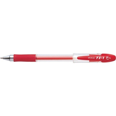 Długopis żelowy Penac FX-1 0.7mm czerwony Penac
