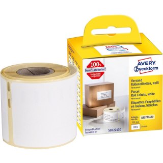 Etykiety na rolce Avery Zweckform 101x54mm białe (220) Avery Zweckform