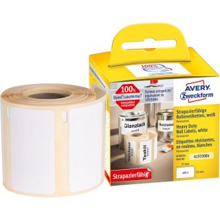 Etykiety na rolce Avery Zweckform 57x32mm Heavy Duty białe (400) Avery Zweckform