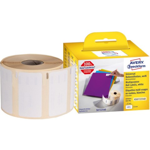 Etykiety na rolce Avery Zweckform 57x32mm białe (1000) Avery Zweckform