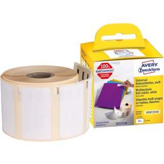 Etykiety na rolce Avery Zweckform 57x32mm białe (500) Avery Zweckform