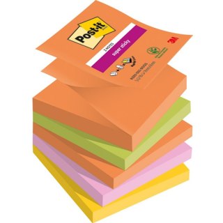 Karteczki Post-it Super Sticky Z-Notes 76x76mm (R330-5SS-BOOS) 4 kolory (5x90) Post-it