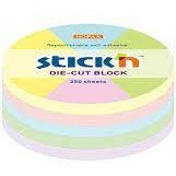 Karteczki Stick'n 67x67mm koło 5 kolorów (250) STICK'N