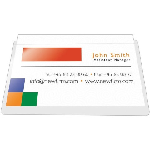 Kieszenie samoprzylepne Q-Connect 60x95mm (100) Q-CONNECT