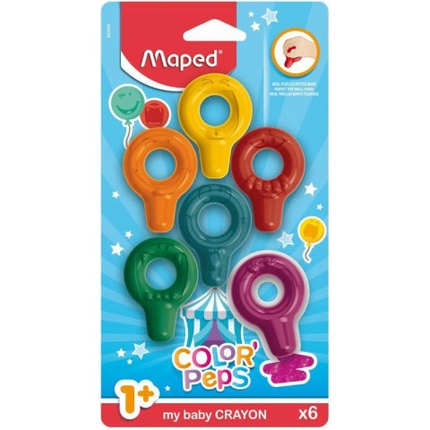 Kredki Maped Color'Peps Baby Early Age 6 kolorów Maped