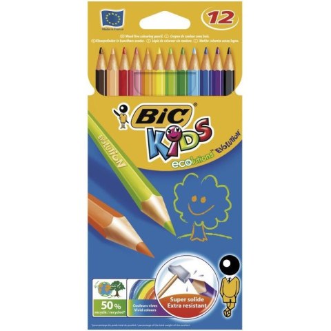 Kredki ołówkowe BiC Kids Evolution 12 kolorów Bic