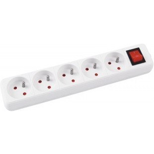 Listwa zasilająca Office Products 1.5m/5g biała Office Products