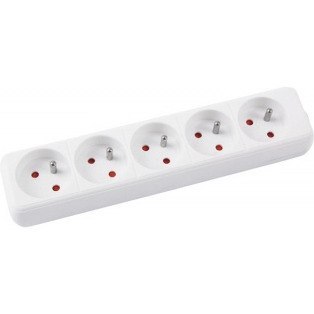 Listwa zasilająca Office Products 3m/5g biała Office Products