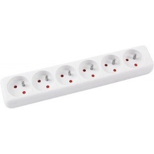 Listwa zasilająca Office Products 3m/6g biała Office Products