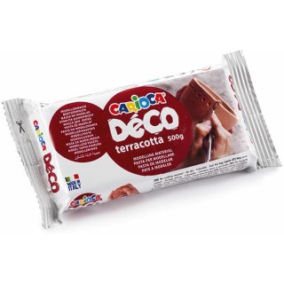 Masa modelarska Carioca Deco 500g terakota CARIOCA